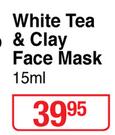 IQ White Tea & Clay Face Mask-15ml