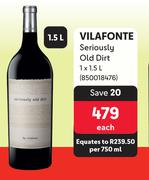 Vilafonte Seriously Old Dirt-1.5L