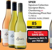 Spier Signature Collection Sauvignon Blanc, Chardonnay Or Chardonnay/Pinot Noir-750ml Each