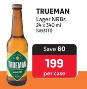 Trueman Lager NRBs-24 x 340ml Per Case