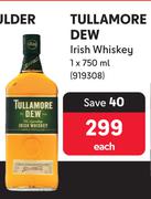 Tullamore Dew Irish Whisky-750ml Each