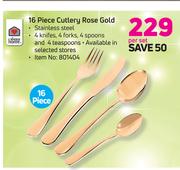 Always Home 16 Piece Cutlery Rose Gold-Per Set