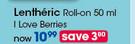 Lentheric Roll On I Love Berries-50ml Each