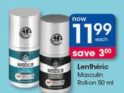 Lentheric Masculin Roll On-50ml Each