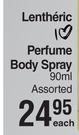 Lentheric I Love Perfume Body Spray Assorted-90ml Each