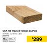 CCA H2 Treated Timber SA Pine 38mm x 152mm x 6.0m