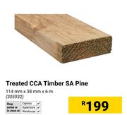 Treated CCA Timber SA Pine 114mm x 38mm x 6m