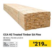 CCA H2 Treated Timber SA Pine 50mm x 76mm x 6.0-Each