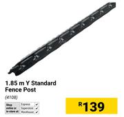 1.85m Y Standard Fence Post