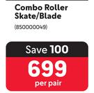 Pantha Sport Combo Roller Skate/Blade-Per Pair
