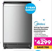 Midea 10.5Kg Top Loader Washing Machine MA200W105/G