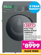 Defy 8Kg/5Kg Washer Dryer DWD319
