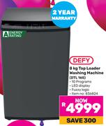 Defy 8Kg Top Loader Washing Machine DTL 165
