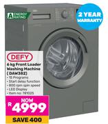 Defy 6Kg Front Laoder Washing Machine DAW382