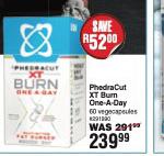 USN Phedra Cut XT Burn One A Day 60 Vegecapsules