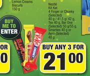 Nestle Kit Kat 4 Finger Or Chunky 40g/ 41.5g/ 42g-For Any 3