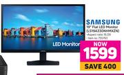 Samsung 19" Flat LED Monitor LS19A330NHMXZN