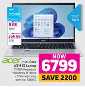Acer Intel Core A315 i3 Laptop