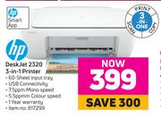 HP Deskjet 2320 3 In 1 Printer