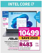Asus Intel Core i7 Laptop