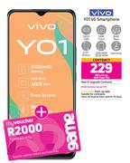 Vivo Y01 4G Smartphone-On Red Flexi 130