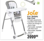 Joie 6 In 1 Multiply High Chair