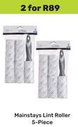 Mainstays Lint Roller 5 Pieces-For 2