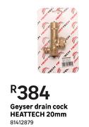 Heat Tech Geyser Drain Cock 20 mm