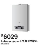 Ariston 14Ltr Instant Gas Geyser (LPG)