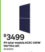 PV Solar Module ACDC 455W Tier1144 Cell