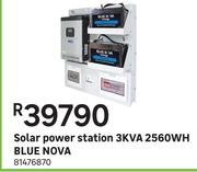 Solar Power Station 3KVA 2560WH Blue Nova
