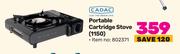 Cadac Portable Cartridge Stove 1150