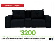 Isabella Mod 2DIV + Console + Storage Cup Holder L/Suite 9-1082