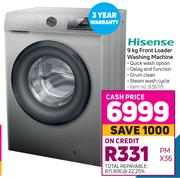Hisense 9Kg Front Loader Washing Machine