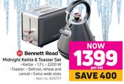 Bennett Read Midnight Kettle & Toaster Set-Per Set