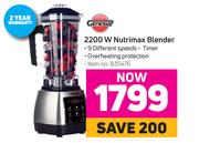 Genesis 2200W Nutrimax Blender