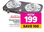 Sunbeam Double Spiral Hotplate