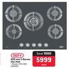 Defy 900mm 5 Burner Gas Hob DHG 905