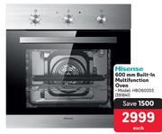 Hisense 600mm Built In Multifunction Oven HBO60203
