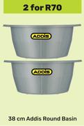 Addis 38cm Round Basin-For 2