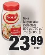 Nola Mayonnaise (Selected)-500g/730g/750g/850g Each
