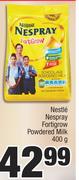 Nestle Nespray Fortigrow Powdered Milk-400g