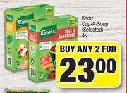 Knorr Cup A Soup (Selected)-For Any 2 x 4s