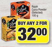 Rajah Curry Powder (Selected)-For Any 2 x 100g