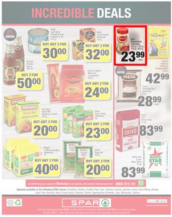 SPAR COUNTRY EASTERN CAPE : My Spar (25 May - 6 June 2021) Valid in Amahlathi, Bedford, Buffalo Flats, Cala, Centane, Idutywa, Kwa-Fetting, Komga, Lady Frere, Nemato, Ugie, Willowvale, page 8