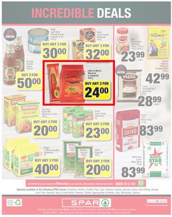 SPAR COUNTRY EASTERN CAPE : My Spar (25 May - 6 June 2021) Valid in Amahlathi, Bedford, Buffalo Flats, Cala, Centane, Idutywa, Kwa-Fetting, Komga, Lady Frere, Nemato, Ugie, Willowvale, page 8