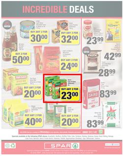 SPAR COUNTRY EASTERN CAPE : My Spar (25 May - 6 June 2021) Valid in Amahlathi, Bedford, Buffalo Flats, Cala, Centane, Idutywa, Kwa-Fetting, Komga, Lady Frere, Nemato, Ugie, Willowvale, page 8