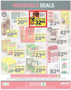 SPAR COUNTRY EASTERN CAPE : My Spar (25 May - 6 June 2021) Valid in Amahlathi, Bedford, Buffalo Flats, Cala, Centane, Idutywa, Kwa-Fetting, Komga, Lady Frere, Nemato, Ugie, Willowvale, page 8