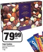 Cape Cookies Luxury Assortment Biscuits-1Kg Each