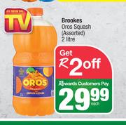Brookes Oros Squash Assorted-2L Each